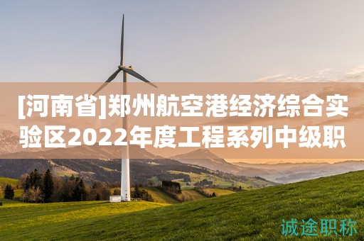[河南省]鄭州航空港經(jīng)濟(jì)綜合實(shí)驗(yàn)區(qū)2022年度工程系列中級職稱評審?fù)ㄟ^人員公示