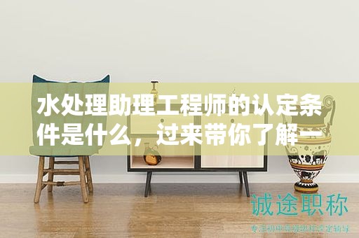 2024年水處理助理工程師的認定條件是什么，過來帶你了解一下