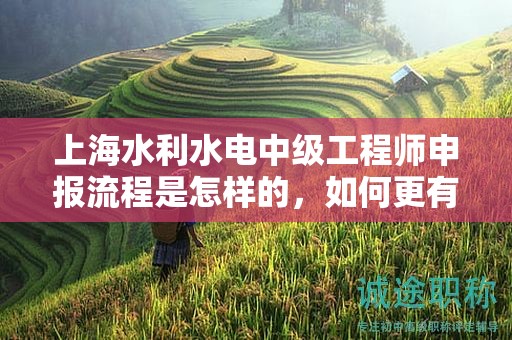 上海水利水電中級工程師申報(bào)流程是怎樣的，如何更有效地申報(bào)？