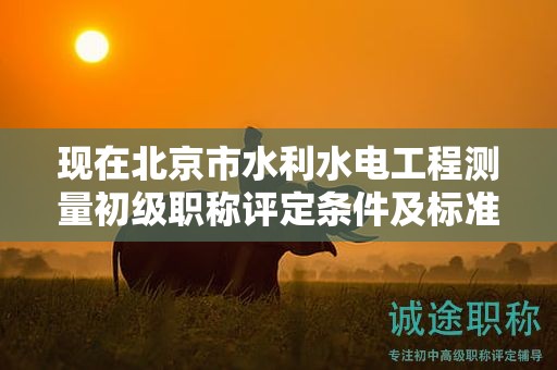 現(xiàn)在北京市水利水電工程測量初級職稱評定條件及標(biāo)準(zhǔn)是啥？