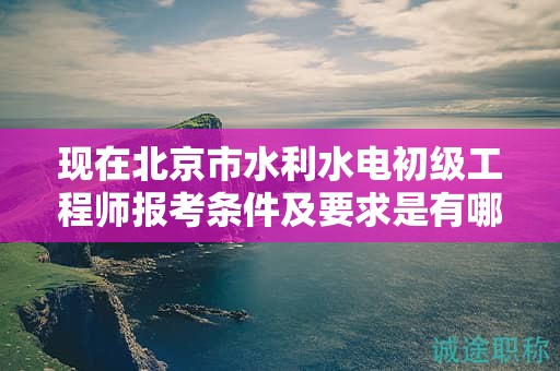 現(xiàn)在北京市水利水電初級(jí)工程師報(bào)考條件及要求是有哪些？