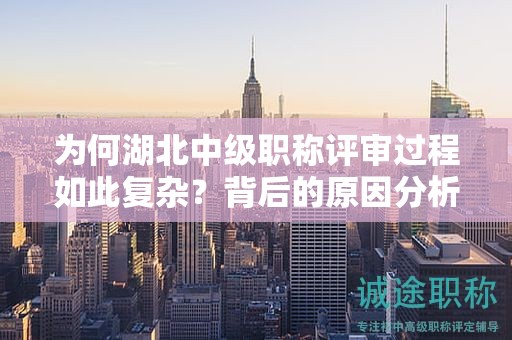 為何湖北中級職稱評審過程如此復雜？背后的原因分析。