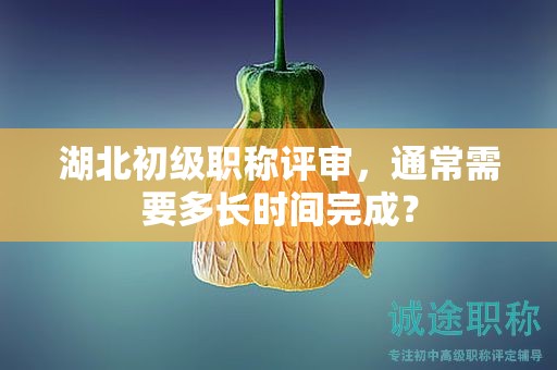 湖北初級(jí)職稱(chēng)評(píng)審，通常需要多長(zhǎng)時(shí)間完成？
