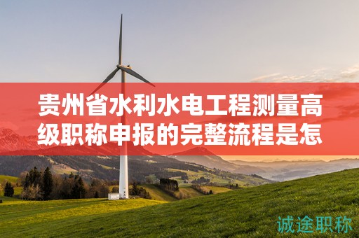 貴州省水利水電工程測(cè)量高級(jí)職稱申報(bào)的完整流程是怎樣的？