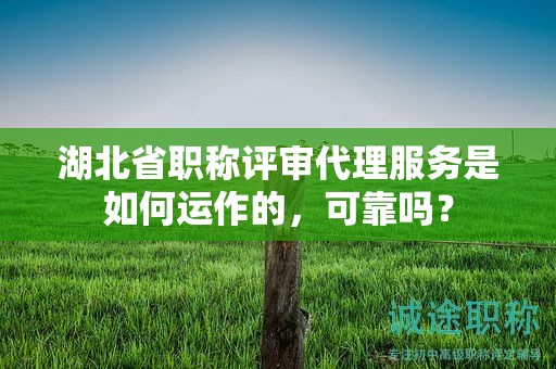 湖北省職稱評(píng)審代理服務(wù)是如何運(yùn)作的，可靠嗎？