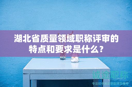 湖北省質量領域職稱評審的特點和要求是什么？