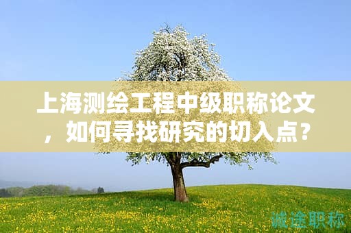 上海測繪工程中級職稱論文，如何尋找研究的切入點(diǎn)？