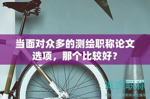 當面對眾多的測繪職稱論文選項，那個比較好？