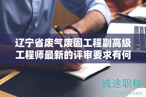 遼寧省廢氣廢固工程副高級工程師最新的評審要求有何更新，如何應(yīng)對？