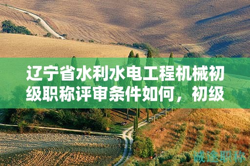遼寧省水利水電工程機械初級職稱評審條件如何，初級和中級有何不同？