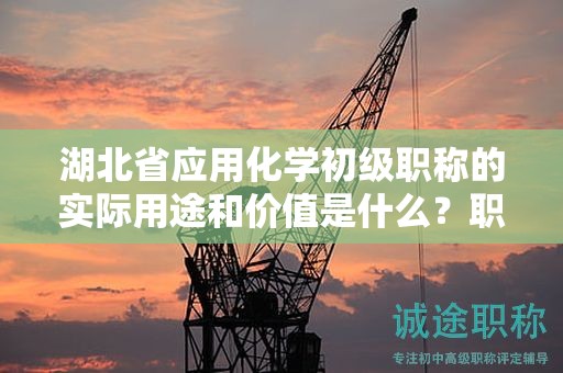 湖北省應用化學初級職稱的實際用途和價值是什么？職業(yè)發(fā)展意義如何？