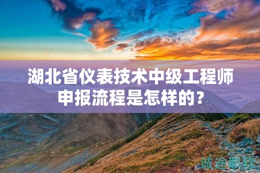 湖北省儀表技術(shù)中級(jí)工程師申報(bào)流程是怎樣的？