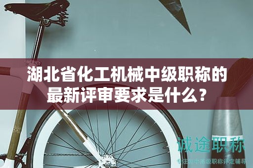 湖北省化工機械中級職稱的最新評審要求是什么？