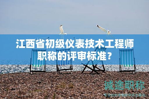 江西省初級儀表技術工程師職稱的評審標準？