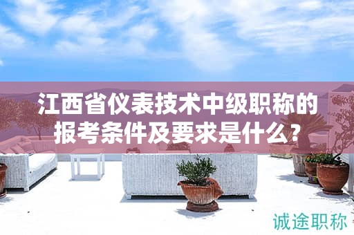 江西省儀表技術(shù)中級職稱的報考條件及要求是什么？