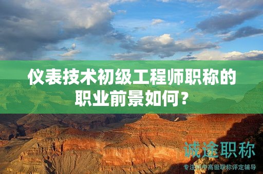 儀表技術(shù)初級(jí)工程師職稱的職業(yè)前景如何？