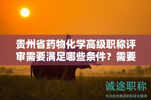 貴州省藥物化學(xué)高級(jí)職稱評(píng)審需要滿足哪些條件？需要準(zhǔn)備哪些材料？