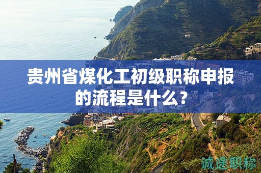 貴州省煤化工初級職稱申報(bào)的流程是什么？