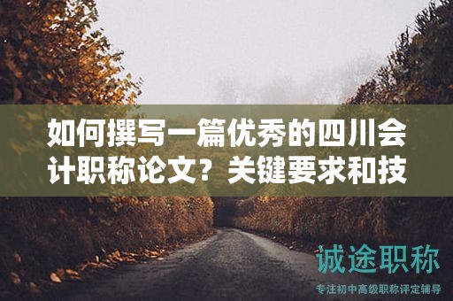 如何撰寫(xiě)一篇優(yōu)秀的四川會(huì)計(jì)職稱論文？關(guān)鍵要求和技巧解析