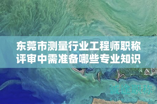 東莞市測(cè)量行業(yè)工程師職稱評(píng)審中需準(zhǔn)備哪些專業(yè)知識(shí)點(diǎn)？