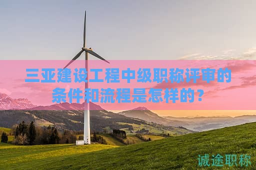三亞建設(shè)工程中級(jí)職稱(chēng)評(píng)審的條件和流程是怎樣的？