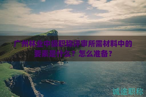 廣州林業(yè)中級(jí)職稱評(píng)審所需材料中的要素是什么？怎么準(zhǔn)備？