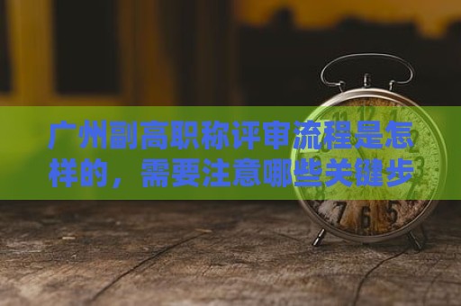廣州副高職稱(chēng)評(píng)審流程是怎樣的，需要注意哪些關(guān)鍵步驟？