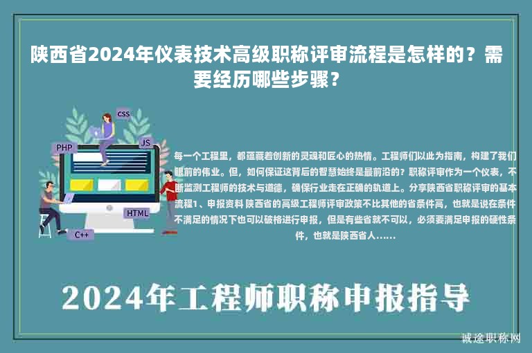 陜西省2024年儀表技術(shù)高級(jí)職稱評(píng)審流程是怎樣的？需要經(jīng)歷哪些步驟？