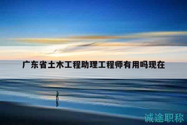 廣東省土木工程助理工程師有用嗎現(xiàn)在