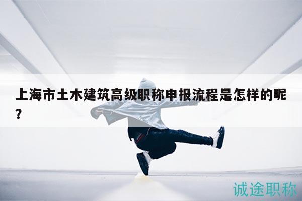 上海市土木建筑高級職稱申報流程是怎樣的呢？