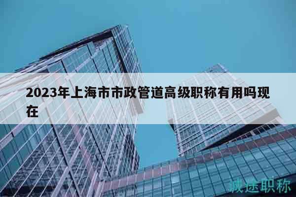 2023年上海市市政管道高級(jí)職稱有用嗎現(xiàn)在