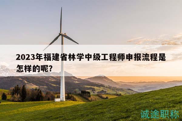 2023年福建省林學(xué)中級(jí)工程師申報(bào)流程是怎樣的呢？