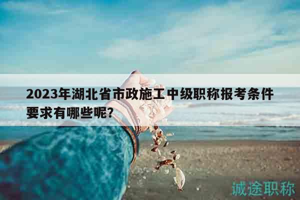 2023年湖北省市政施工中級(jí)職稱(chēng)報(bào)考條件要求有哪些呢？