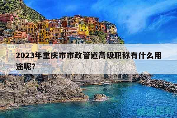 2023年重慶市市政管道高級職稱有什么用途呢？