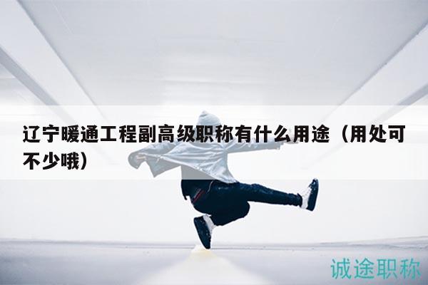 遼寧暖通工程副高級職稱有什么用途（用處可不少哦）
