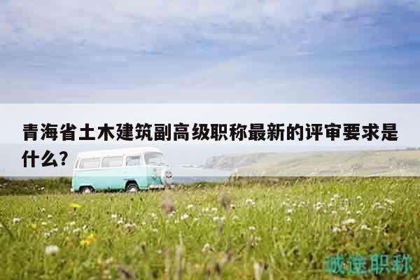 青海省土木建筑副高級職稱最新的評審要求是什么？