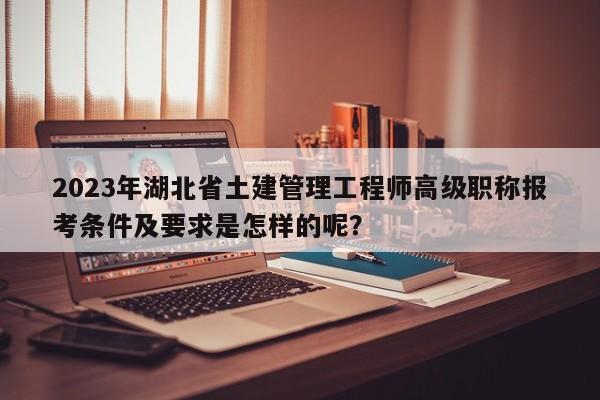 2023年湖北省土建管理工程師高級職稱報考條件及要求是怎樣的呢？