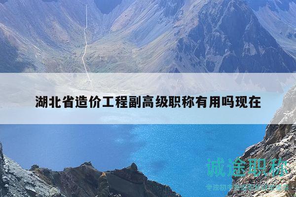 湖北省造價(jià)工程副高級(jí)職稱(chēng)有用嗎現(xiàn)在