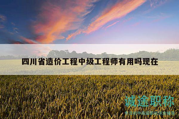 四川省造價工程中級工程師有用嗎現(xiàn)在
