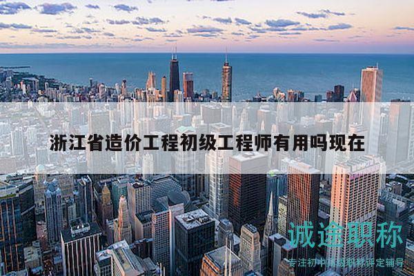 浙江省造價(jià)工程初級(jí)工程師有用嗎現(xiàn)在