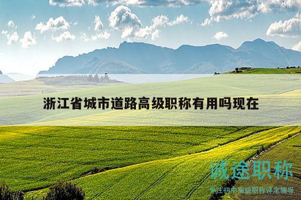 浙江省城市道路高級(jí)職稱有用嗎現(xiàn)在