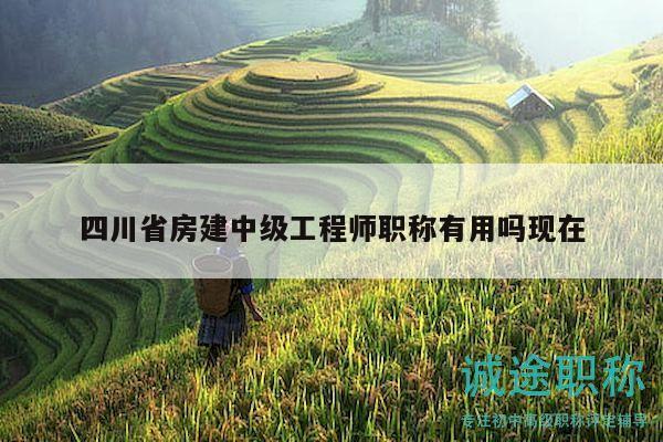 四川省房建中級工程師職稱有用嗎現(xiàn)在