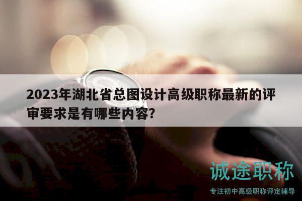 2023年湖北省總圖設計高級職稱最新的評審要求是有哪些內(nèi)容？