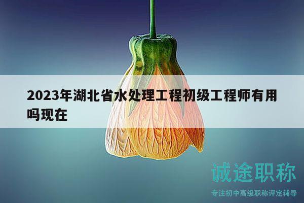 2023年湖北省水處理工程初級工程師有用嗎現(xiàn)在