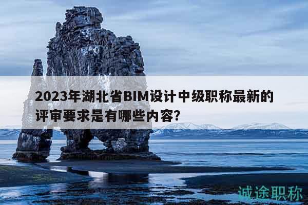 2023年湖北省BIM設(shè)計(jì)中級職稱最新的評審要求是有哪些內(nèi)容？