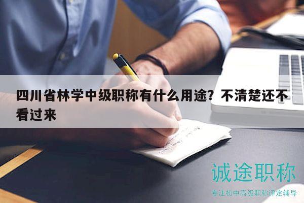 四川省林學(xué)中級職稱有什么用途？不清楚還不看過來