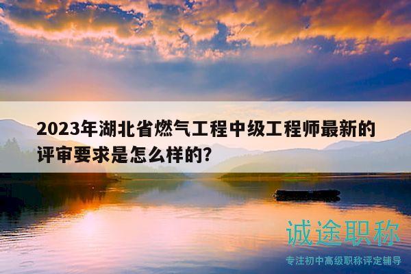 2023年湖北省燃?xì)夤こ讨屑壒こ處熥钚碌脑u審要求是怎么樣的？
