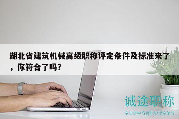 湖北省建筑機(jī)械高級(jí)職稱評(píng)定條件及標(biāo)準(zhǔn)來了，你符合了嗎？
