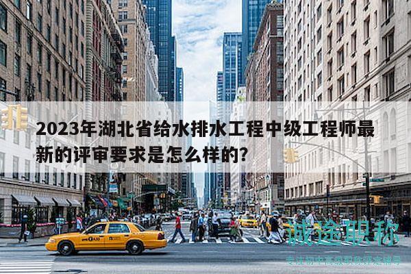 2023年湖北省給水排水工程中級工程師最新的評審要求是怎么樣的？