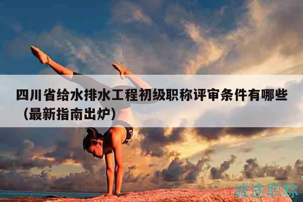 四川省給水排水工程初級(jí)職稱評(píng)審條件有哪些（最新指南出爐）